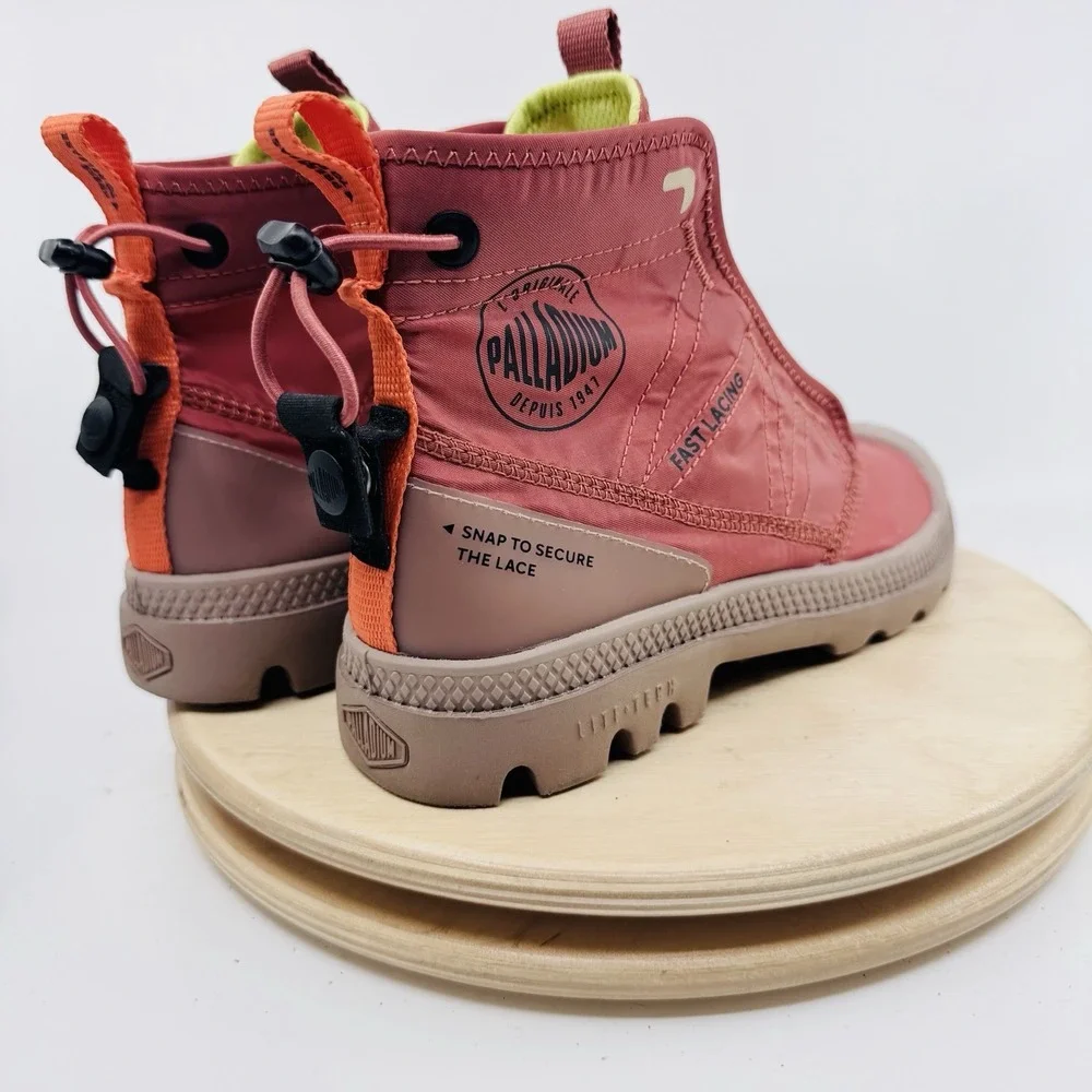 Palladium Pampa Travel Lite RS Boots Terra Womens Size 6 Lightweight Hiking Shoe